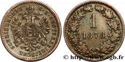 AUTRICHE 1 Kreuzer aigle bicéphale 1878 Vienne