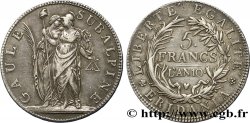ITALIE - GAULE SUBALPINE 5 Francs an 10 1802 Turin