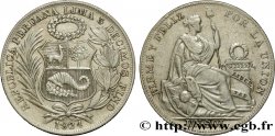 PERU 1 Sol emblème / “Liberté” 1934 Lima