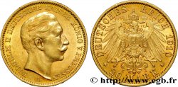 ALLEMAGNE - PRUSSE 20 Mark Guillaume II 1910 Berlin TTB+