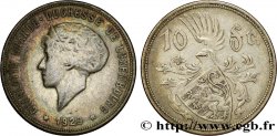LUXEMBOURG 10 Francs Grande-Duchesse Charlotte 1929  TTB