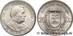 SLOVAQUIE 20 Korun Dr. Joseph Tiso 1939  TTB+