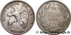CHILI 1 Peso condor 1922 Santiago - S°