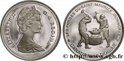 CANADA 1 Dollar proof Elisabeth II / Forges du Saint-Maurice 1988