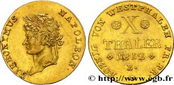 GERMANY - KINGDOM OF WESTPHALIA - JÉRÔME NAPOLÉON 10 Thalers 1812 Brunswick