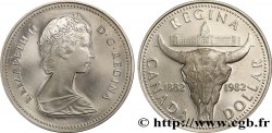 CANADA 1 Dollar Proof Elisabeth II / 100e anniversaire de la fondation de la ville de Regina 1982 