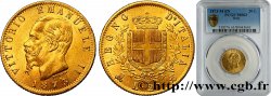 ITALIE 20 Lire Victor Emmanuel II 1873 Milan