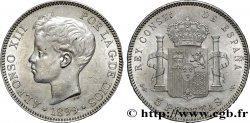 SPANIEN 5 Pesetas Alphonse XIII 3e type 1899 Madrid
