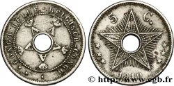 CONGO BELGE 5 Centimes monogrames du roi Albert 1910 Heaton