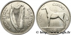 IRLANDE 1/2 Crown harpe / cheval 1934  TB+