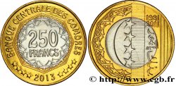 COMOROS 250 Francs 2013 