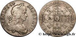 ROYAUME-UNI 1 Crown Charles II 1666