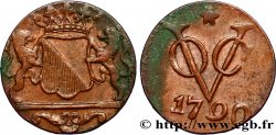 INDES NEERLANDAISES 1 Duit armes d’Utrecht / monogramme de la Verenigde Oost-Indische Compagnie (VOC) 1790  TTB+