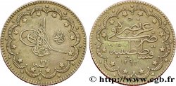 TURQUIE 10 Kurush au nom de Abdul Hamid II AH1293 an 33 1907 Constantinople