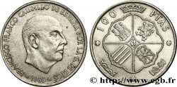 SPAGNA 100 Pesetas Francisco Franco (1968 dans les étoiles) 1966