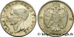 YOUGOSLAVIE 20 Dinara Pierre II 1938  TTB+