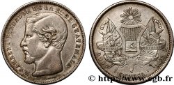 GUATEMALA 1 Peso Rafael Carrera 1869  TTB