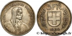 SUISSE 5 Francs Berger des alpes 1932 Berne