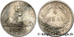 GUATEMALA 1/4 Real 1897  SUP