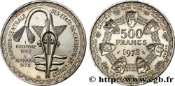 ÉTATS DE L AFRIQUE DE L OUEST (BCEAO) 500 Francs BCEAO 1972 Paris SPL