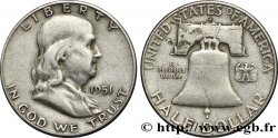 STATI UNITI D AMERICA 1/2 Dollar Benjamin Franklin 1951 San Francisco