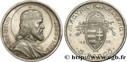 HONGRIE 5 Pengo 900e anniversaire de la mort de St Stephan 1938 Budapest SUP