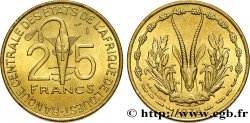 ÉTATS DE L AFRIQUE DE L OUEST (BCEAO) 25 Francs BCEAO masque / antilope 1978 Paris