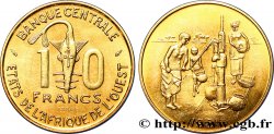 WEST AFRICAN STATES (BCEAO) Essai 10 Francs masque / villageois au puit 1981