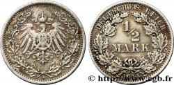 GERMANIA 1/2 Mark Empire aigle impérial 1914 Berlin