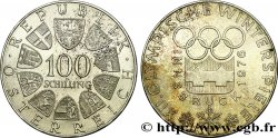 AUSTRIA 100 Schilling J.O. d’hiver d’Innsbruck 1976 1974
