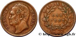 SARAWAK 1 Cent Sarawak Rajah James Brooke 1863 Birmingham TB+