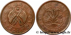 CHINA 20 Cash province du Hunan République de Chine drapeaux croisés 1919