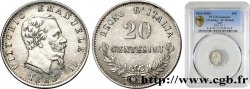 ITALIEN - ITALIEN KÖNIGREICH - VIKTOR EMANUEL II. 20 Centesimi 1863 Milan VZ PCGS