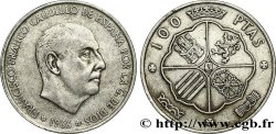 ESPAGNE 100 Pesetas Francisco Franco (1967 dans les étoiles) 1966 Madrid TTB