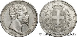 ITALIE - ROYAUME DE SARDAIGNE 5 Lire Victor Emmanuel II 1851 Turin TTB