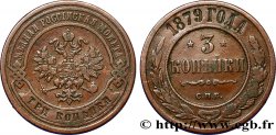 RUSSIA 3 Kopecks aigle bicéphale 1879 Saint-Petersbourg