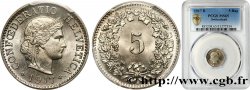 SUISSE 5 Centimes (Rappen) 1917 Berne