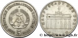 ALLEMAGNE RÉPUBLIQUE DÉMOCRATIQUE 5 Mark porte de Brandebourg à Berlin 1971 Berlin TTB+