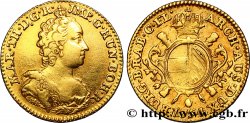 AUSTRIAN NETHERLANDS - DUCHY OF BRABANT - MARIA-THERESA Souverain d or, 3e type 1754 Anvers