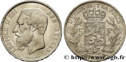 BELGIQUE - ROYAUME DE BELGIQUE - LÉOPOLD II 5 Francs 1866