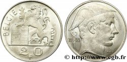 BELGIQUE 20 Francs Baudouin Ier légende flamande 1955