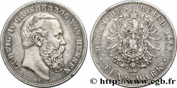 ALLEMAGNE - HESSE 5 Mark Louis IV 1888 Berlin