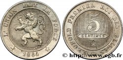 BELGIQUE 5 Centimes Lion légende française 1864