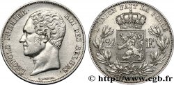 BELGIQUE 2 1/2 Francs petite tête nue Léopold Ier 1848 Bruxelles