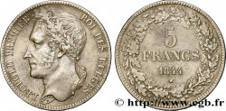 BELGIQUE - ROYAUME DE BELGIQUE - LÉOPOLD Ier 5 Francs
1844