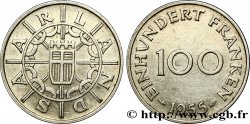 SAARLAND 100 Franken 1955 Paris