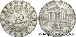 AUSTRIA 50 Schilling 50e anniversaire de la République, le Parlement Autrichien 1968