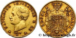 ITALIE - ROYAUME D ITALIE - NAPOLÉON Ier 40 Lire 1er type 1808 Milan TTB