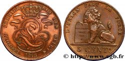 BELGIUM - KINGDOM OF BELGIUM - LEOPOLD I 5 Centimes  1848 