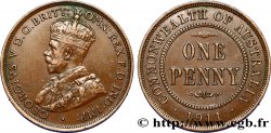 AUSTRALIE 1 Penny Georges V 1911 Londres TTB